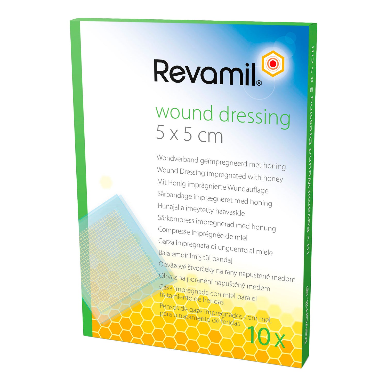 REVAMIL GARZA MED 5X5CM 10PZ