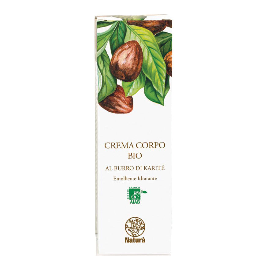Naturà - Crema Corpo Bio Al Burro Di Karite' Emolliente E Idratante 200 ml