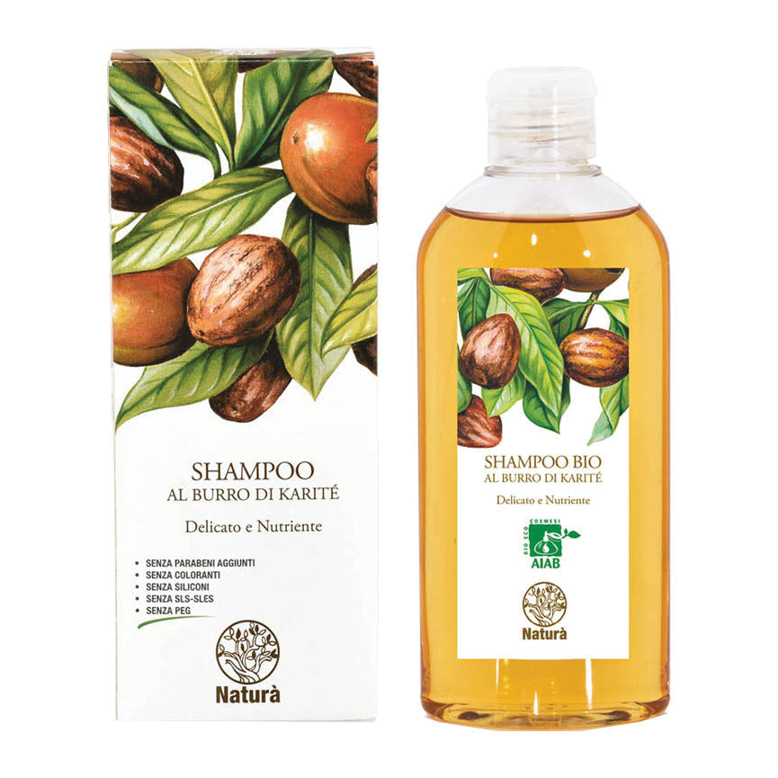 Naturà - Shampoo Bio Al Burro Di Karite' Delicato E Nutriente 200 ml