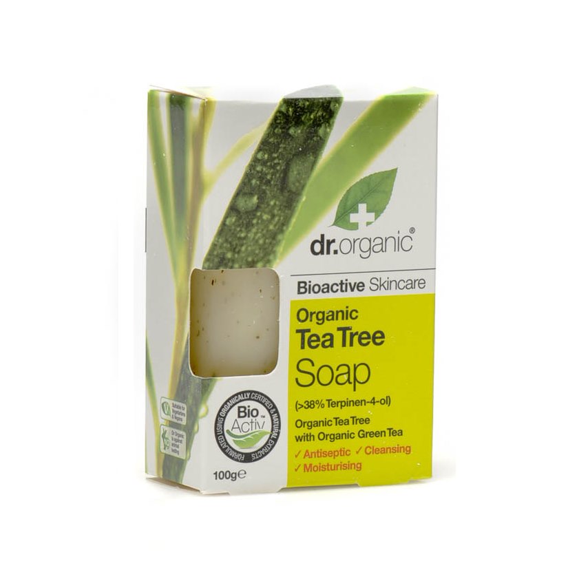 DR ORGANIC TEA TREE SAPONETTA
