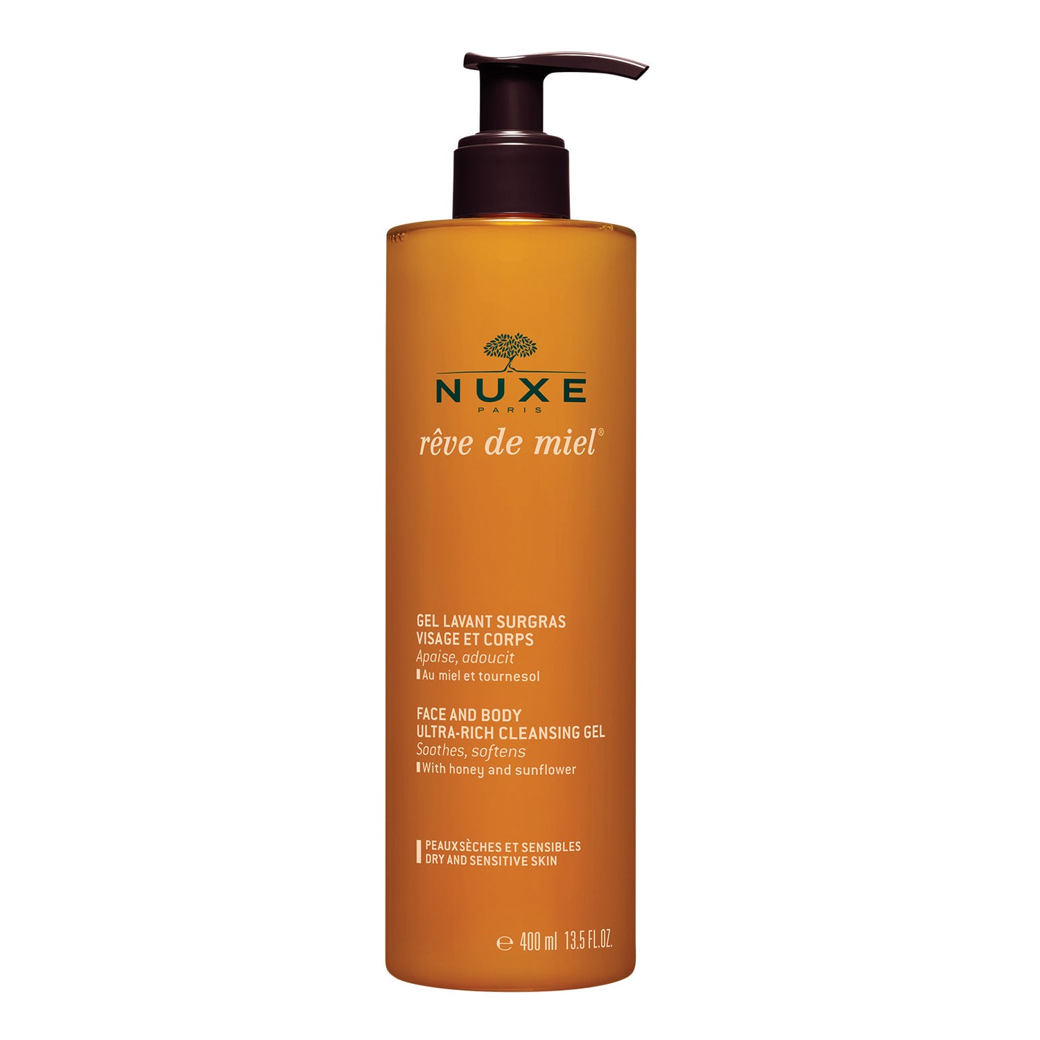 Nuxe Reve De Miel Gel Lavante Viso E Corpo Pelli Secche E Sensibili 400ml