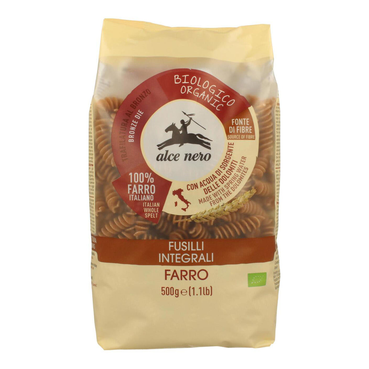 FUSILLI 100% FARRO INTEGRALE  