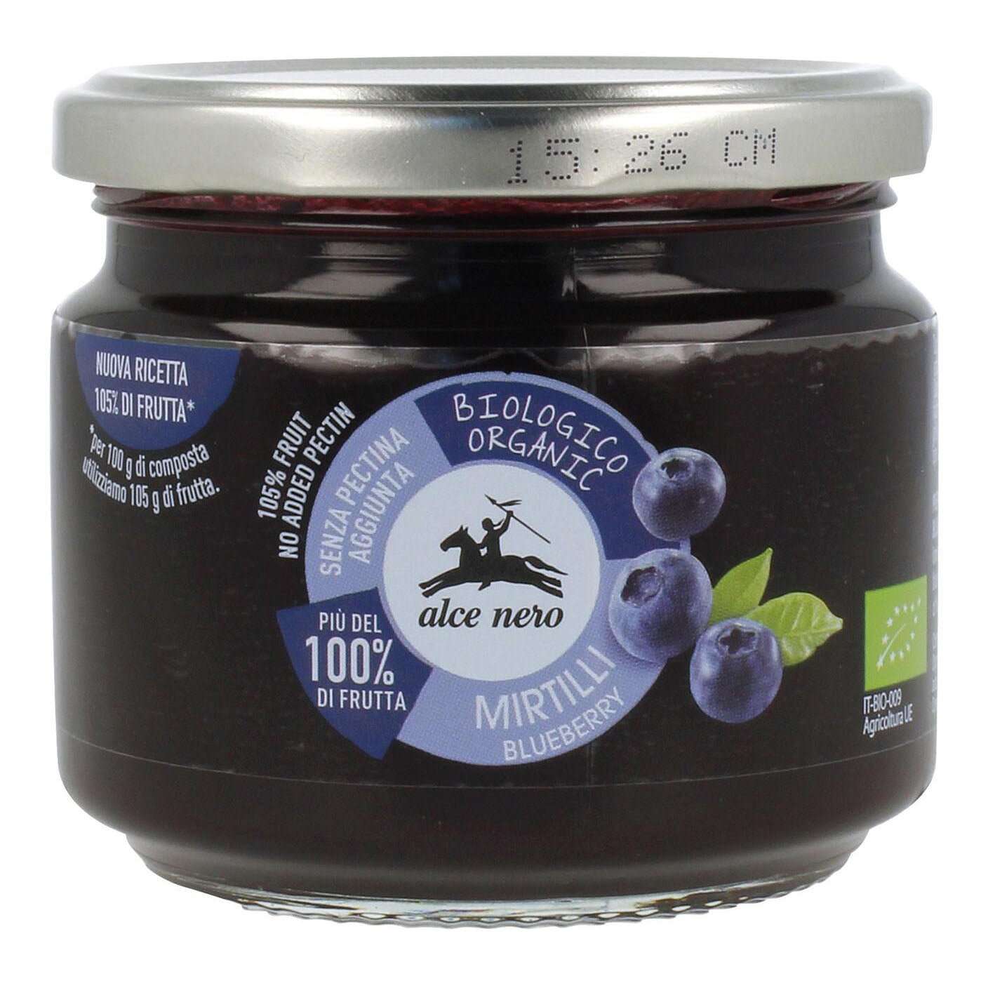 COMPOSTA MIRTILLI BIO 270G