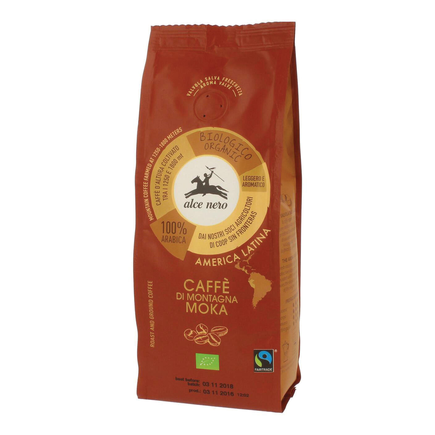 CAFFE' MOKA 100% ARABICA BIO F