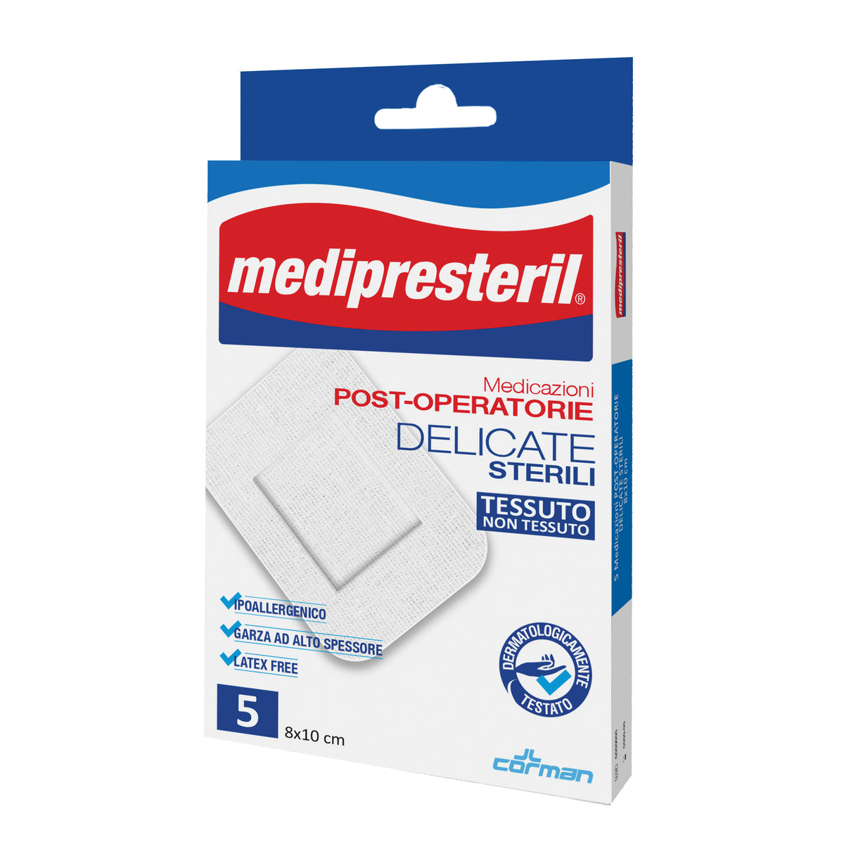 MEDIPRESTERIL MED DEL 8X10 4PZ  