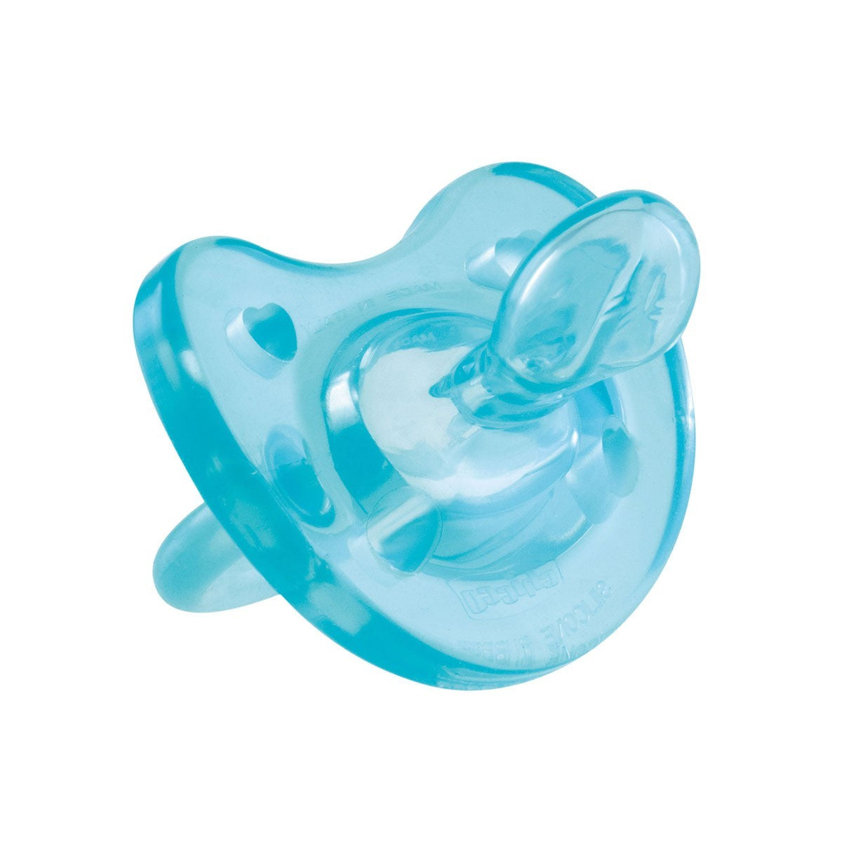Chicco Gommotto Physio Soft Silicone Azzurro 4m  