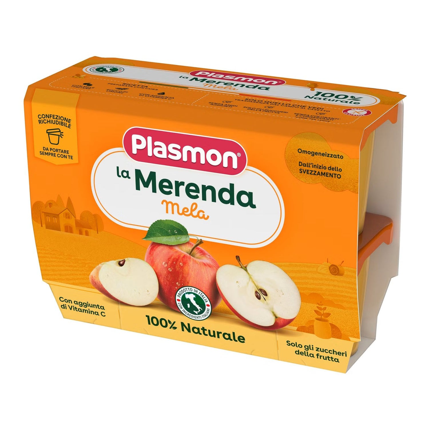 SAPORI DI NAT OMOG MELA 100GX4