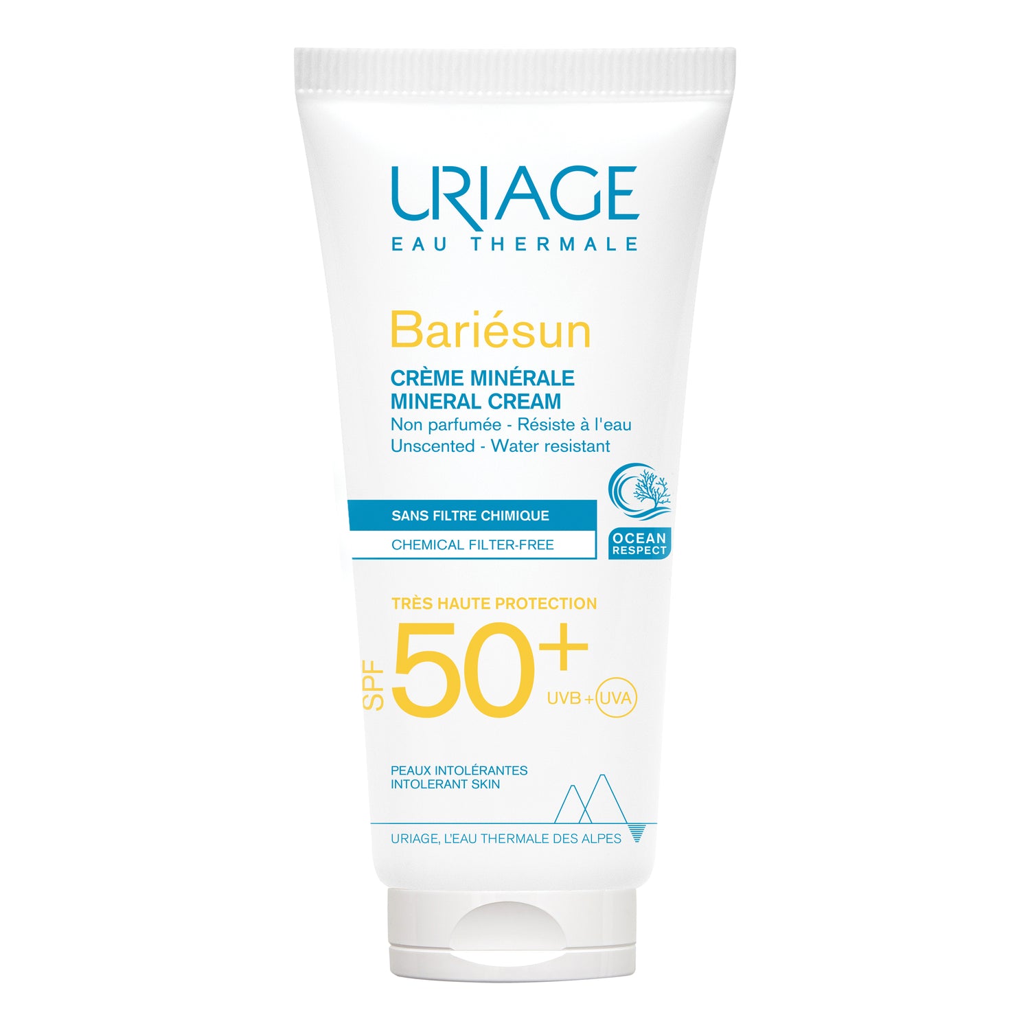 Uriage - Bariesun Spf 50+ Creme Solare Minerale Protezione Molto Alta Resistente All'Acqua 100ml