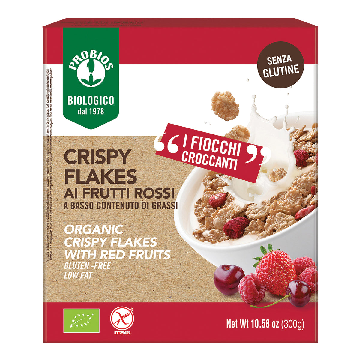 ETG CRISPY FLAKES FRUT RO 300G  