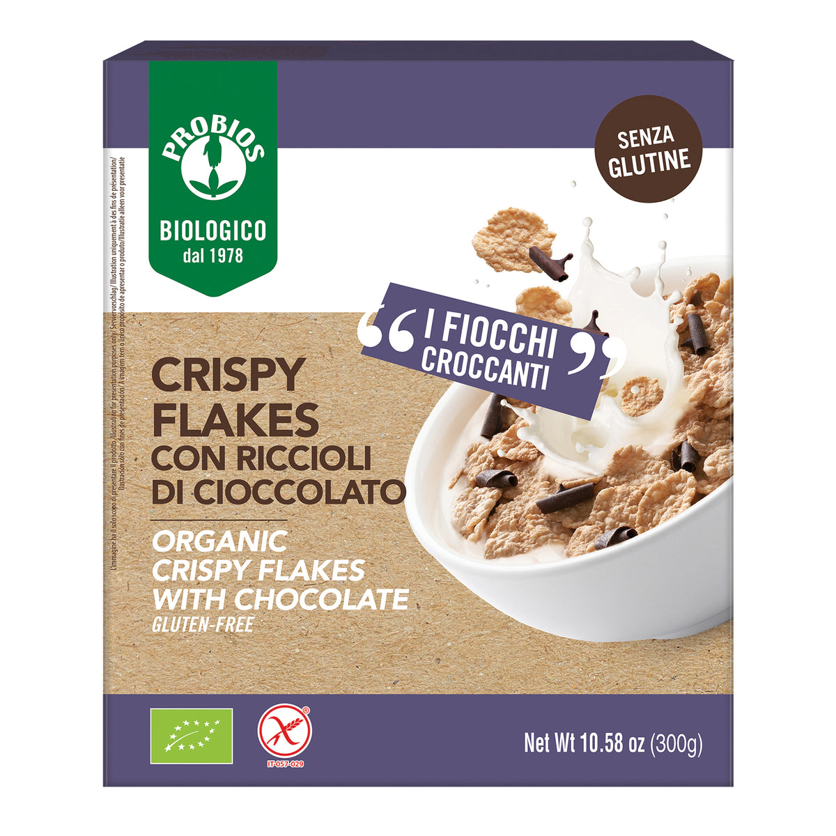 ETG CRISPY FLAKES RIC CIOC300G  