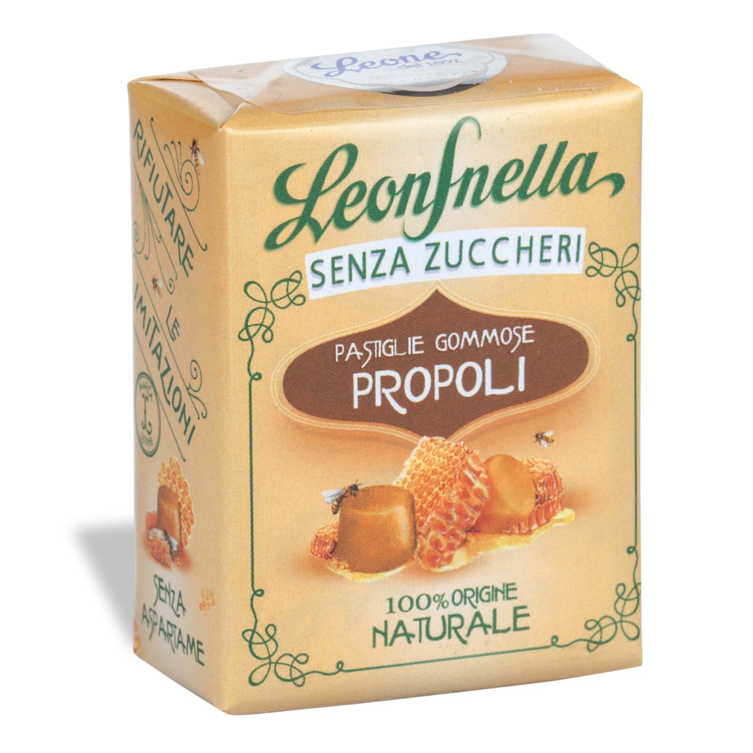 LeonSnella GOMMOSE CARAMELLE PROPOLI SENZA ZUCCHERO 35G