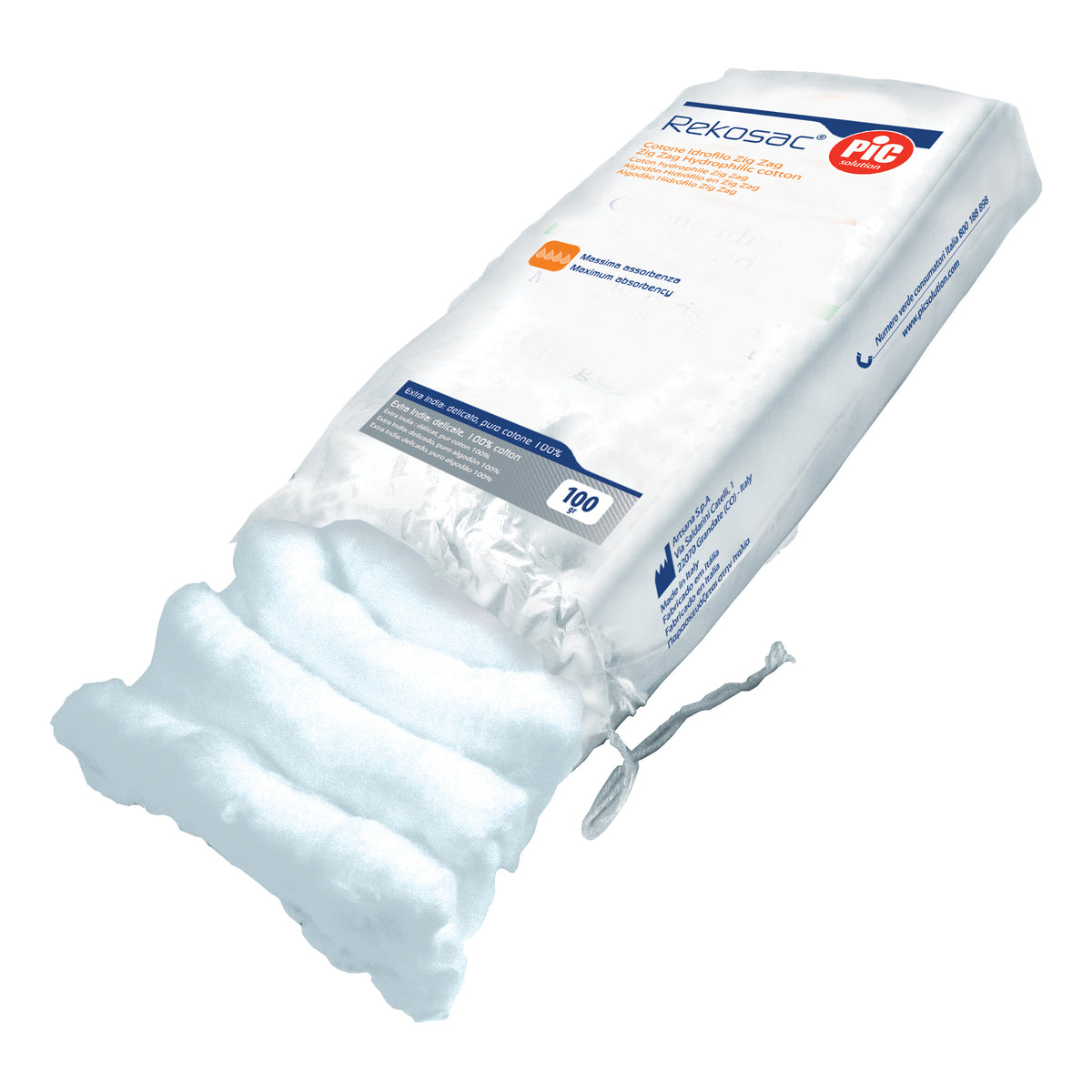 PIC REKOSAC COT ZIGZAG 1KG NP  