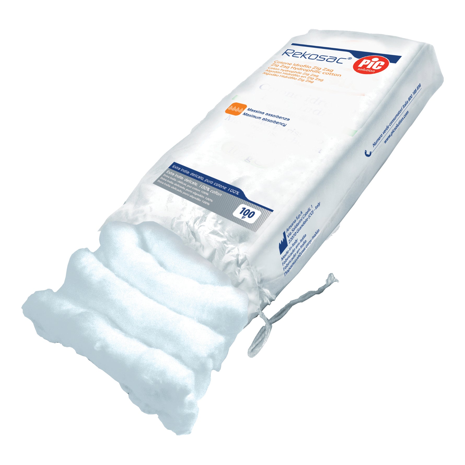PIC REKOSAC COT ZIGZAG 1KG NP
