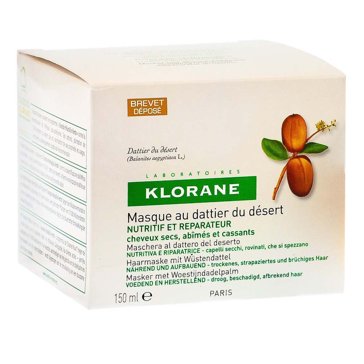 Klorane Maschera Capelli Dattero Deserto 150 ml