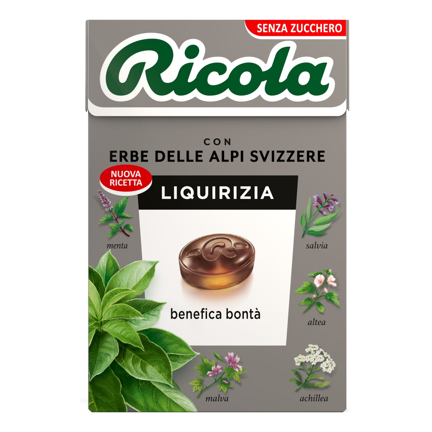 RICOLA LIQUIRIZIA S/ZUCCH 50G