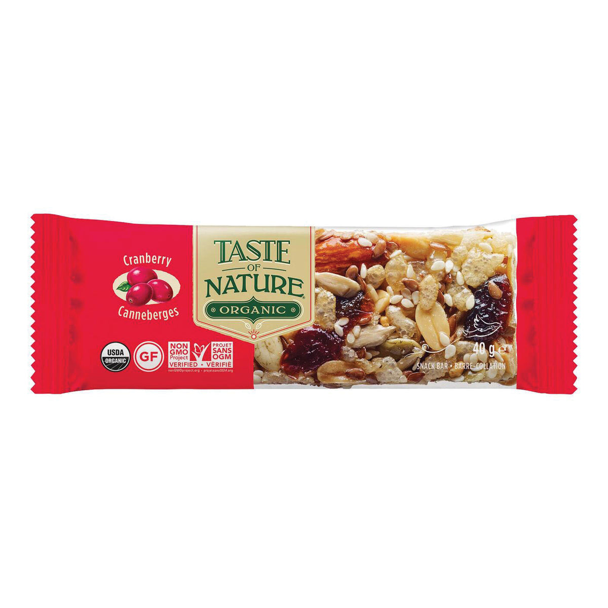 TASTE OF NATURE BARR CRANBERRY  