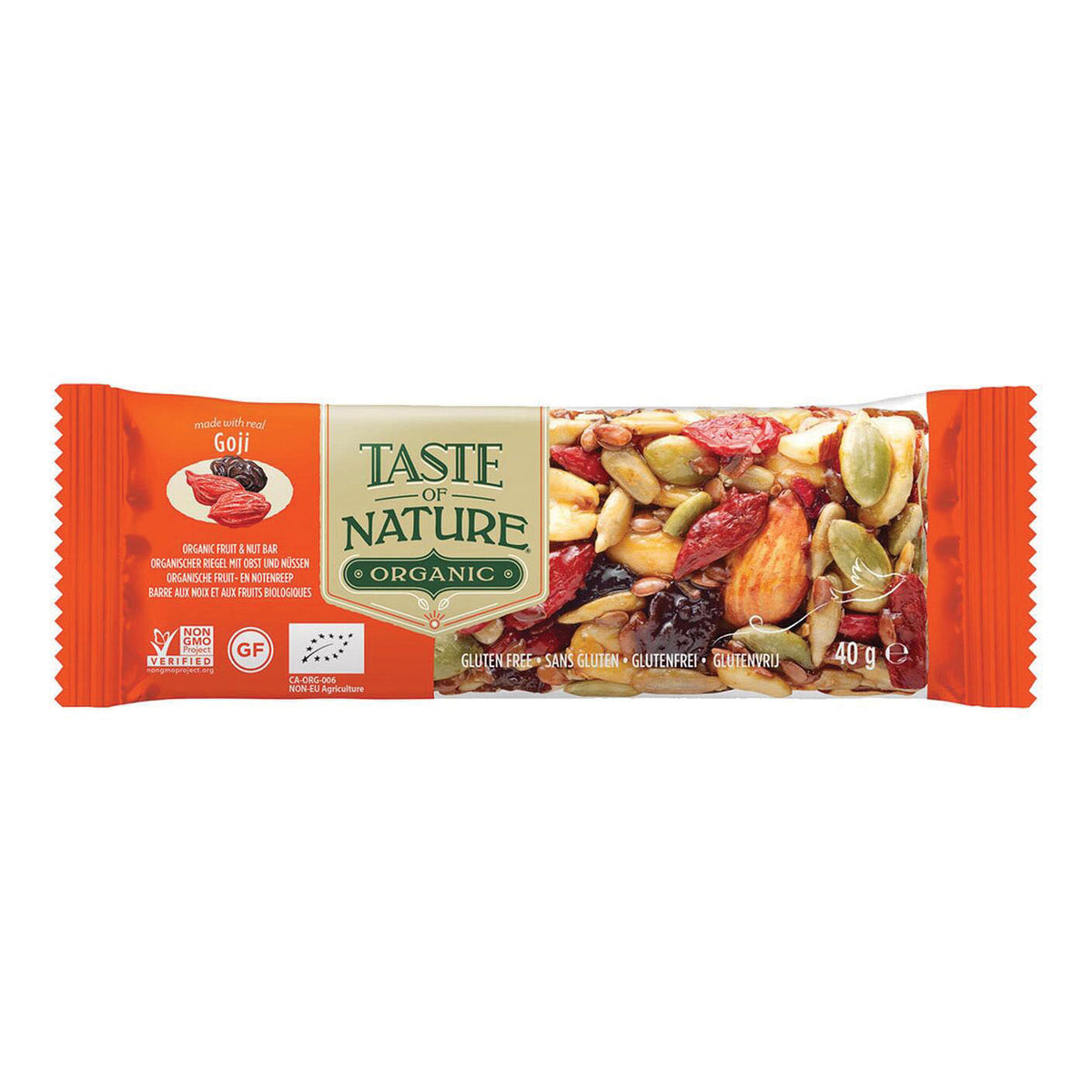 Taste Of Nature Organic - Barretta Goji Bio 40g  