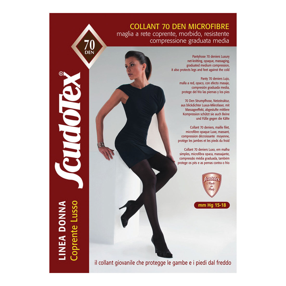 SCUDOTEX COLLANT 70 LUSS NERO2  