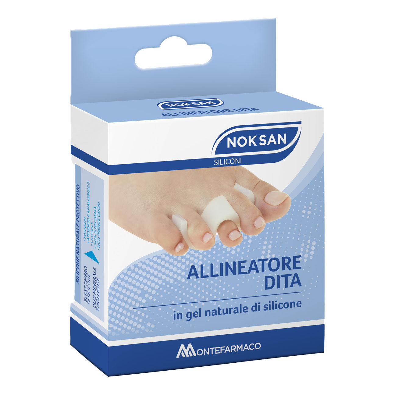 Noksan Allineatore Dita In Gel Naturale In Silicone