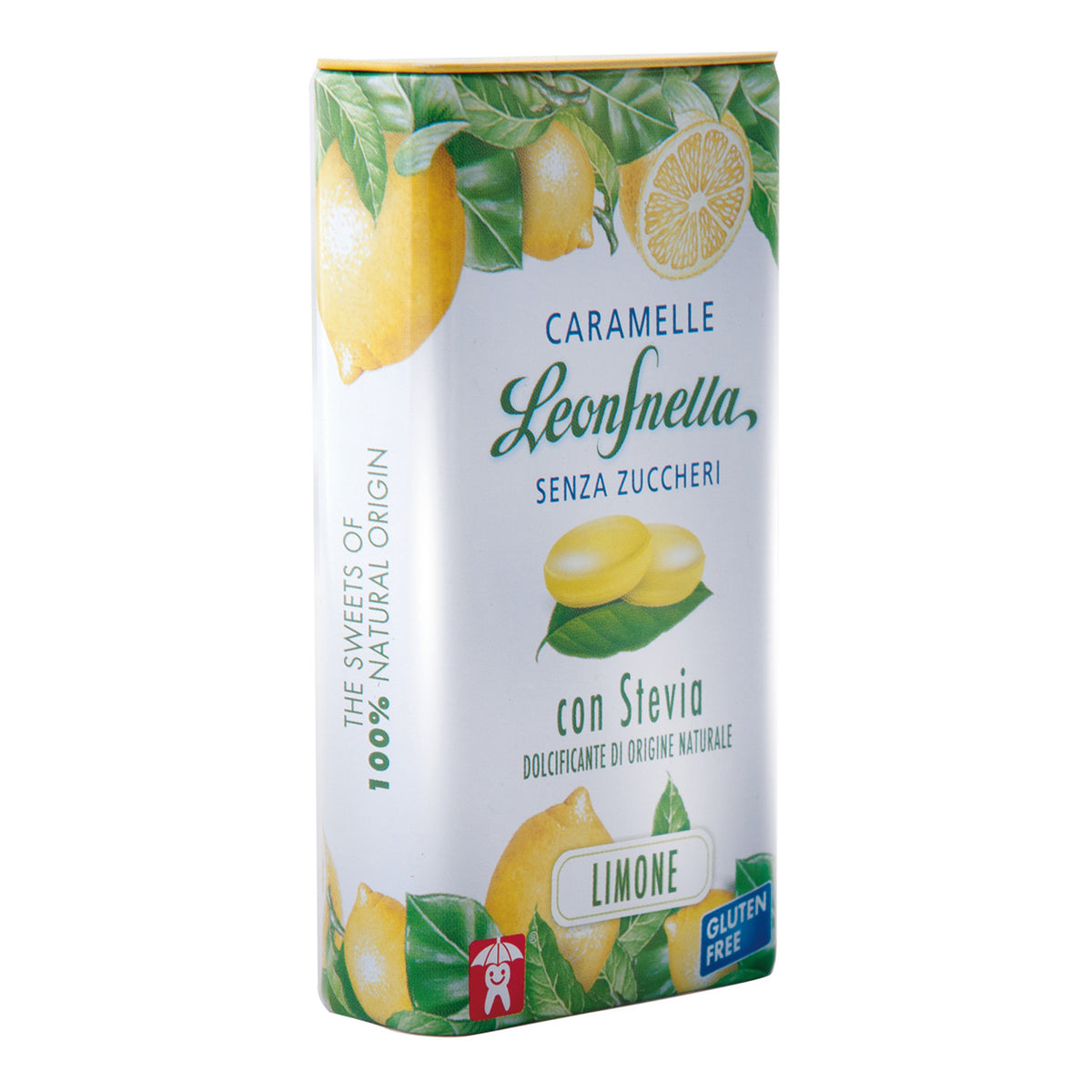 LeonSnella Caramelle Senza Zuccheri con Stevia 30G LIMONE  