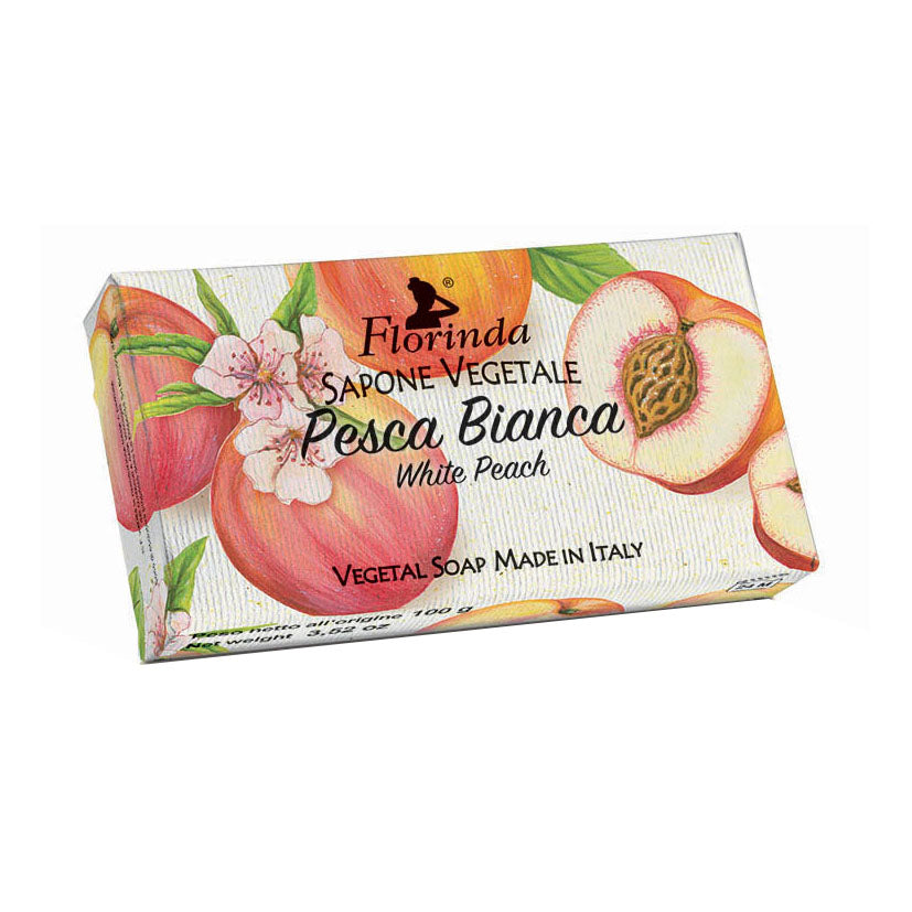 Florinda - Pesca Bianca Sapone Vegetale 100g