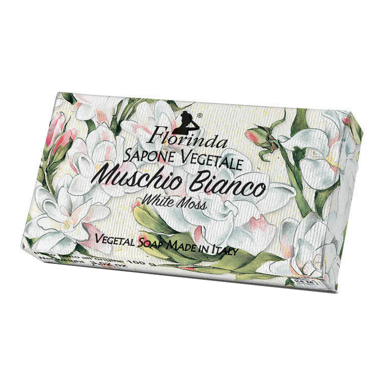 Florinda - Muschio Bianco Sapone Vegetale 100g