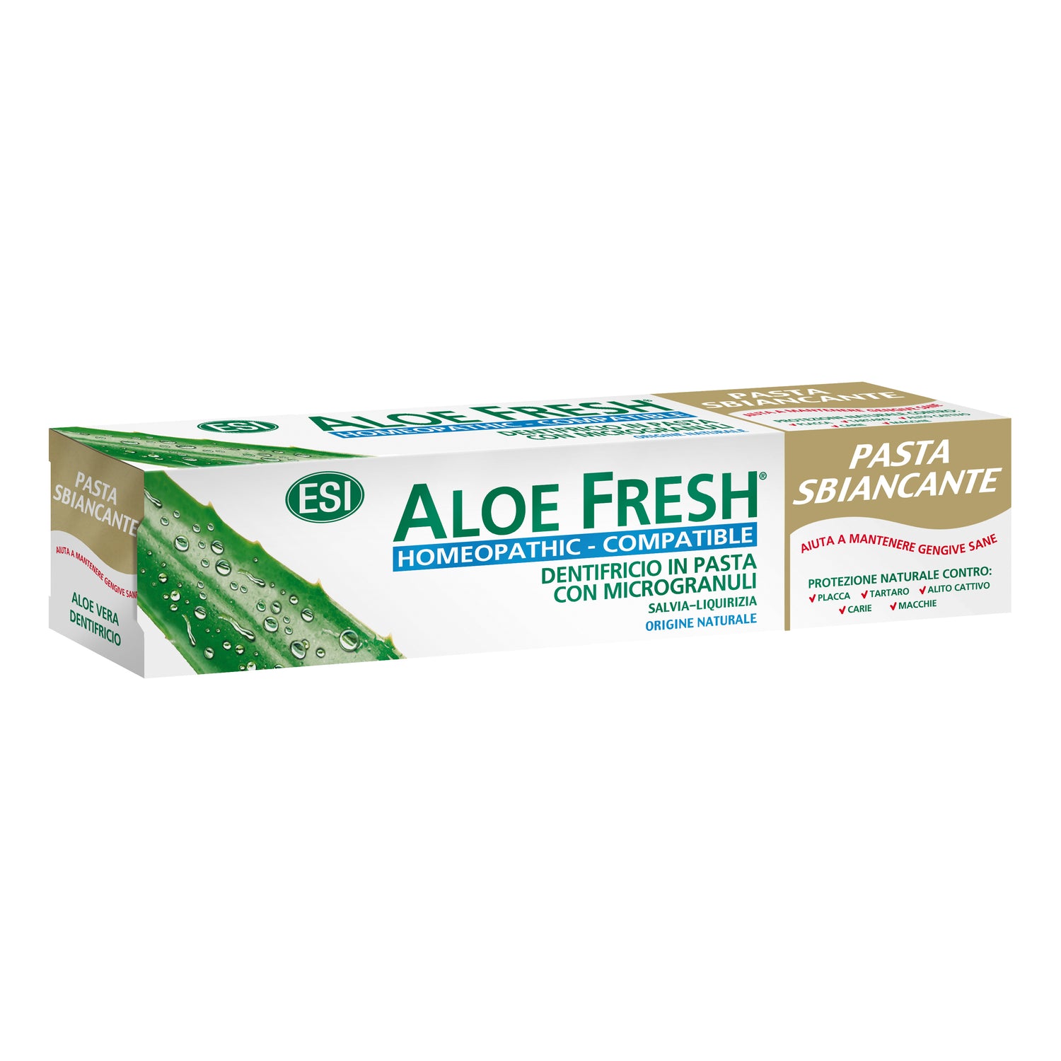 Esi Aloe Fresh Pasta Sbiancante Microgranuli 100 ml