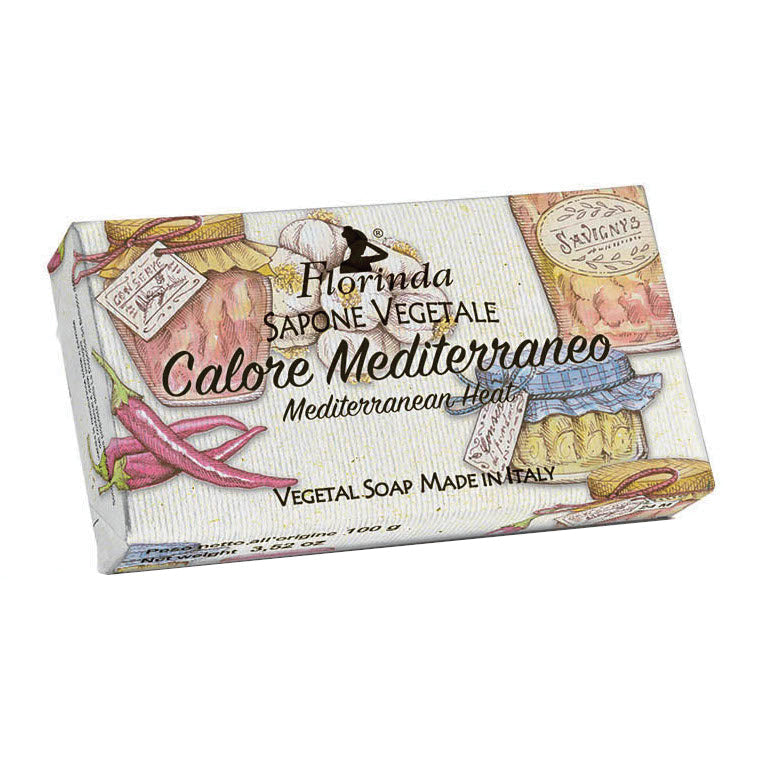 Florinda - Sapone Vegetale Calore Mediterraneo 100g  
