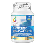 Magnesio Citrato Organico | Integratore Stanchezza Affaticamento Sistema Nervoso Optima Colours of Life | 60 Compresse  