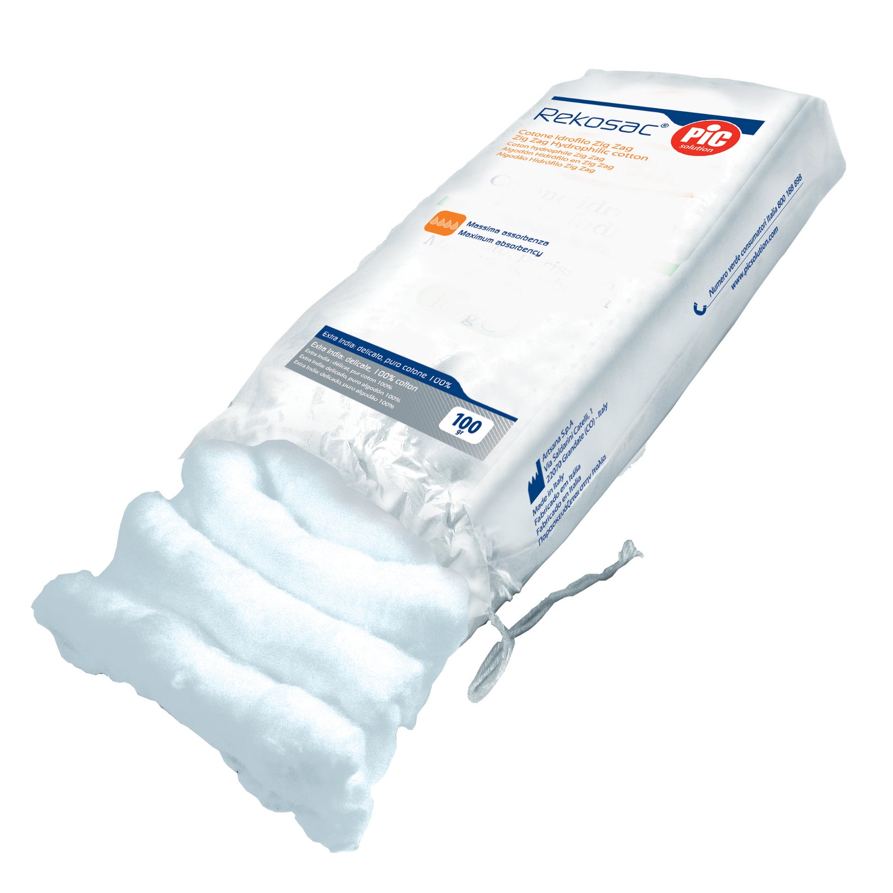 PIC REKOSAC COT ZIGZAG 100G NP
