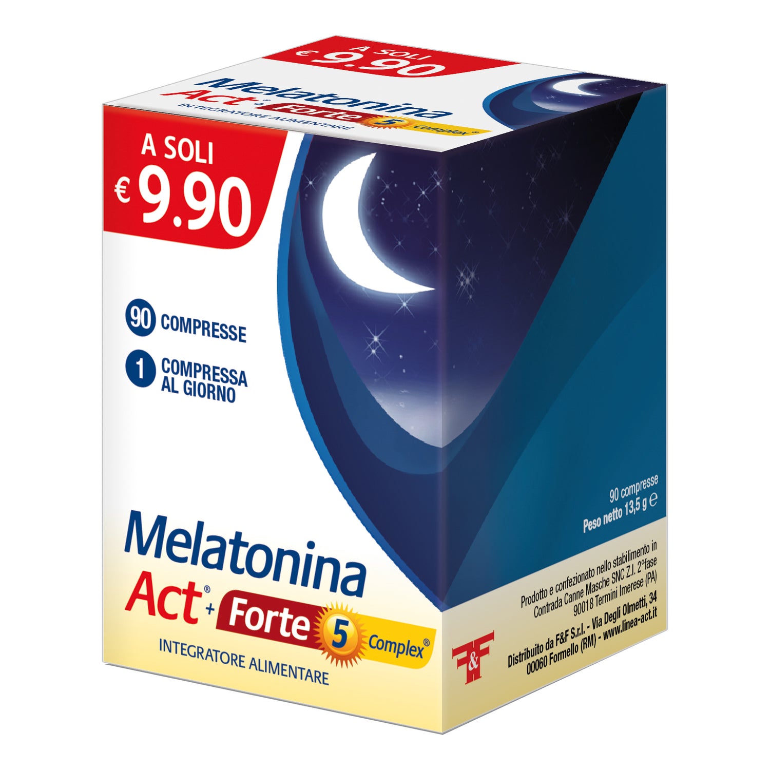 MELATONINA ACT +FT5COMPL 90CPR
