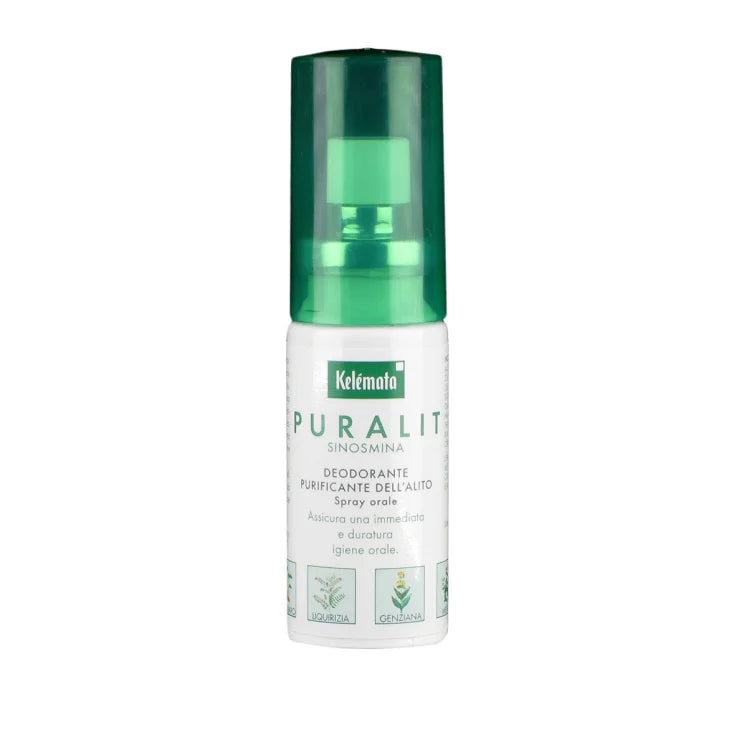 Puralit | Spray Deodorante Purificante Alito con Menta e Rabarbaro | 15ml