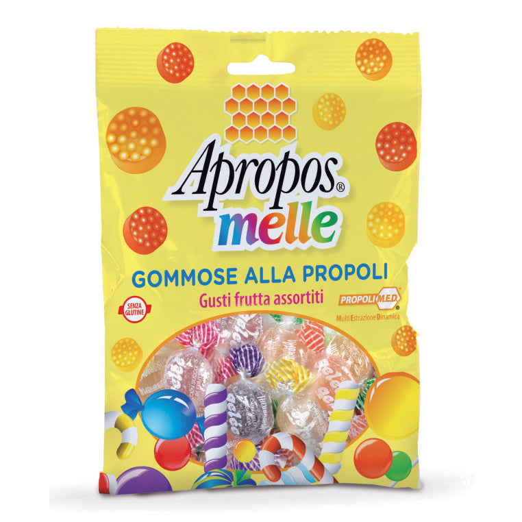 Apropos Melle | Caramelle Gommose Propoli Gusti Frutta Assortiti | 50g