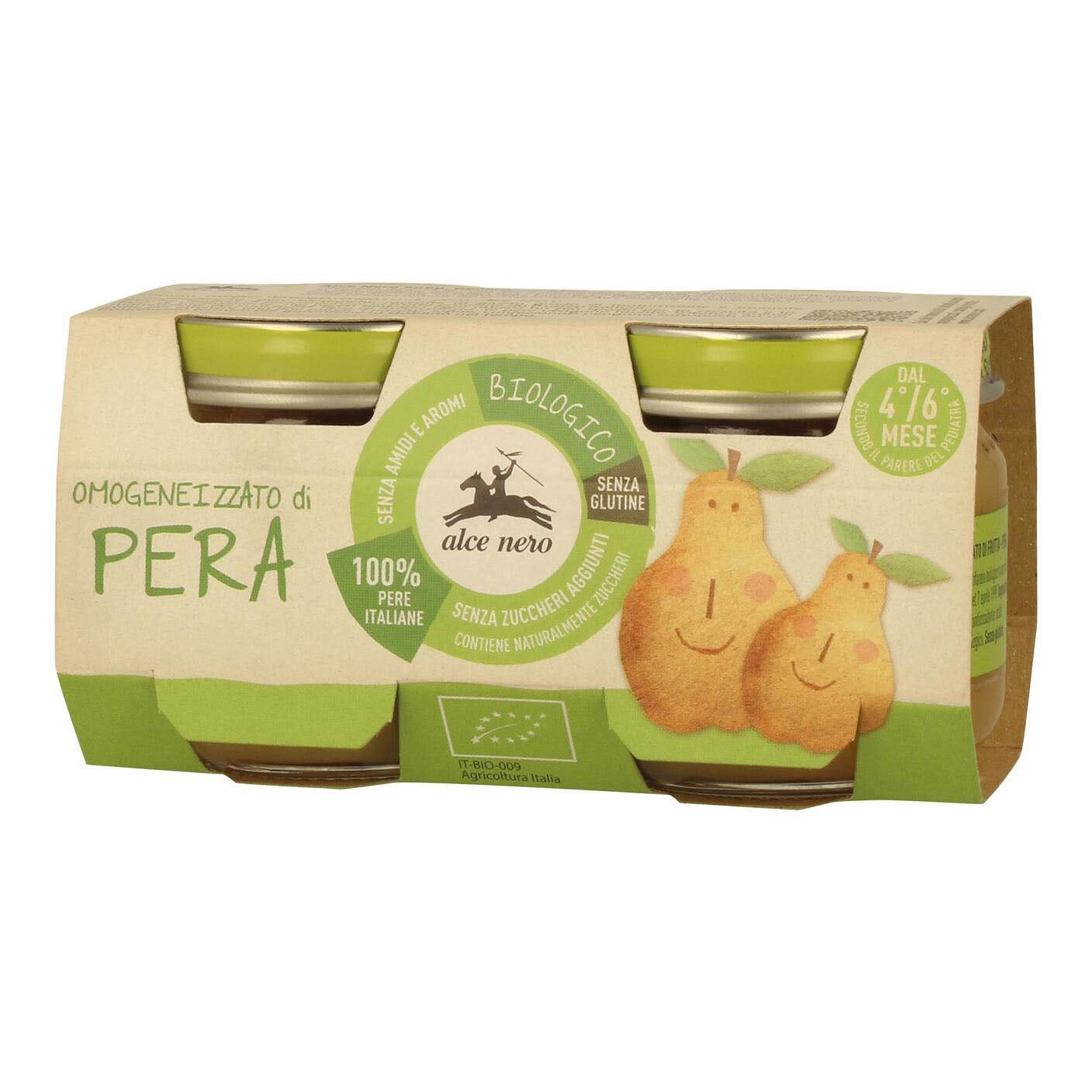 OMOGENEIZZATO PERA BIO 2X80G
