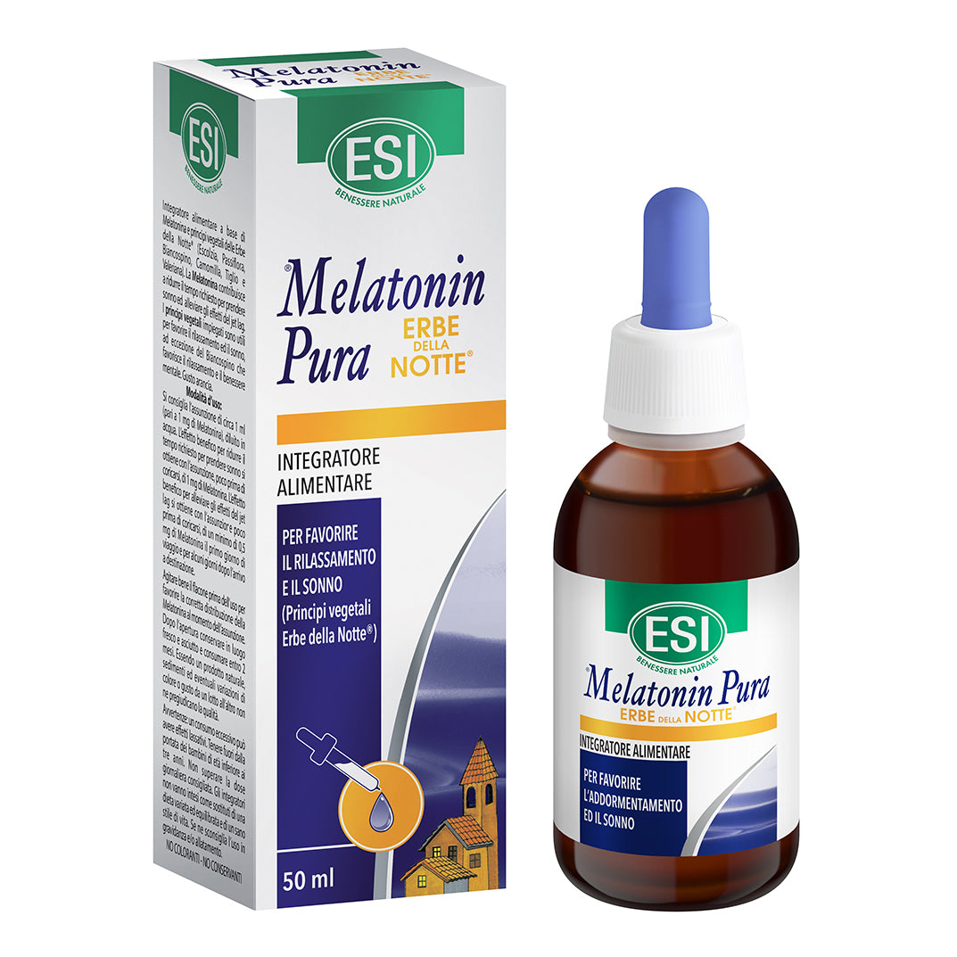 Esi Melatonin Pura Gocce Con Erbe Della Notte 50 ml