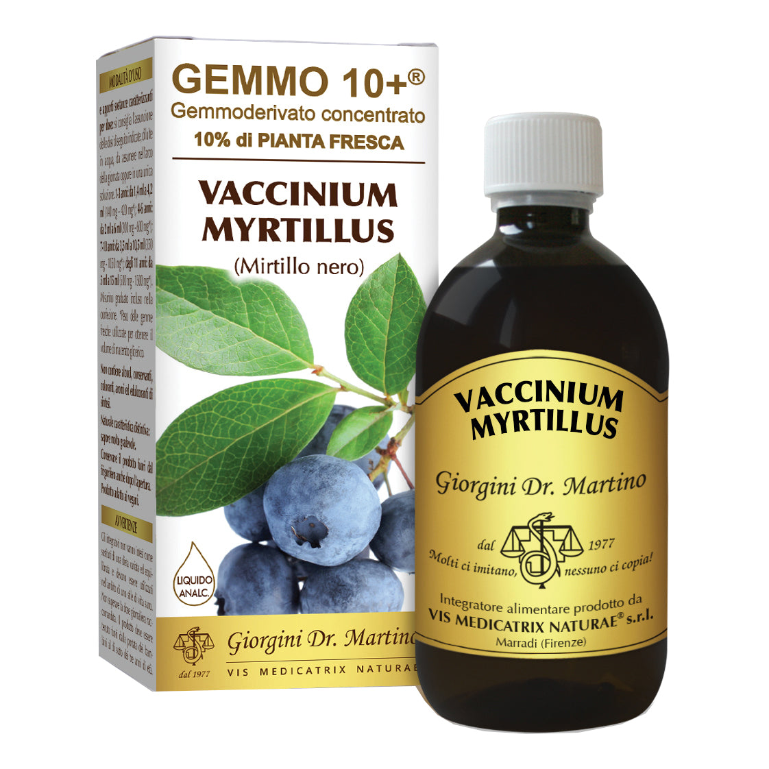 GEMMO 10+ MIRTILLO NERO 500ML
