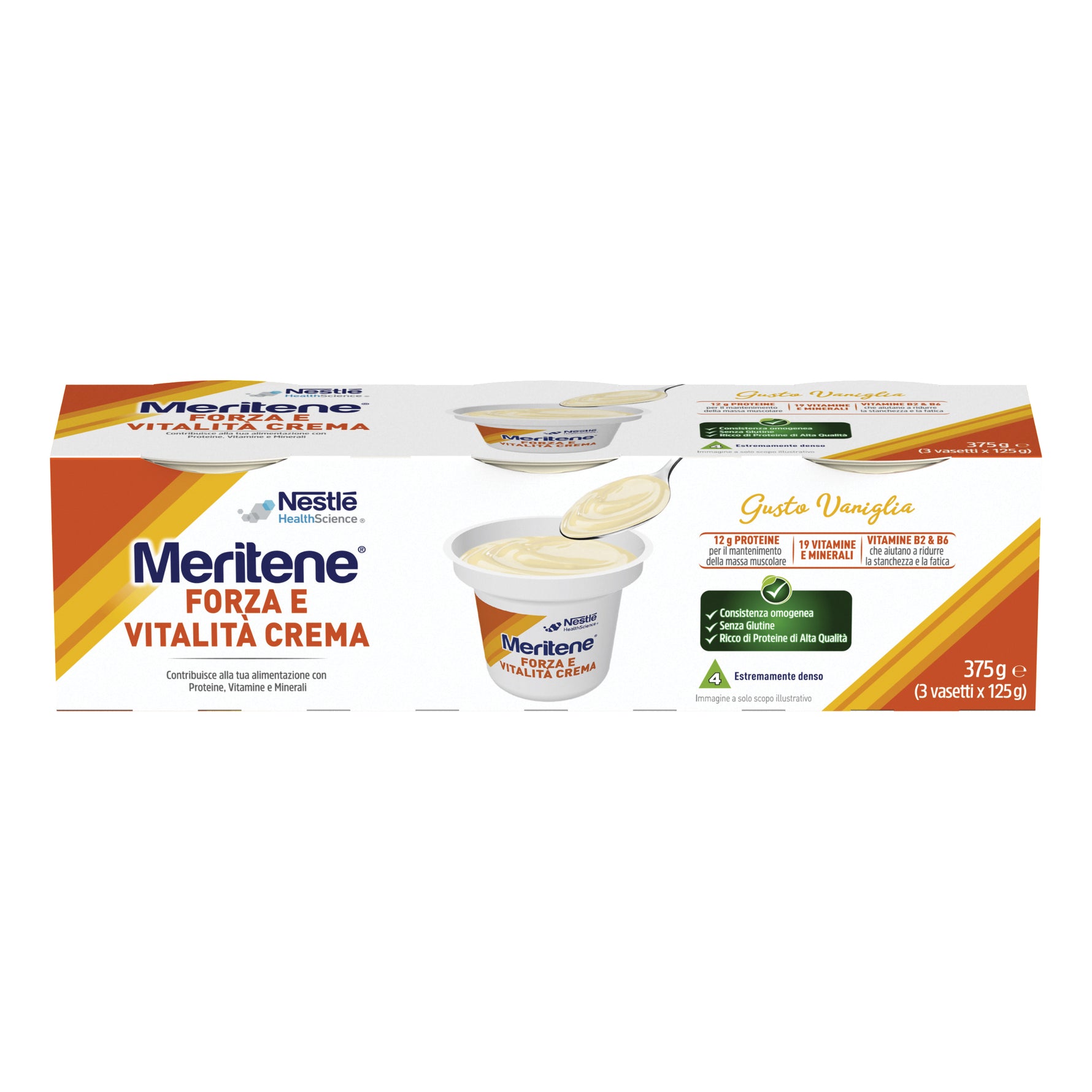 MERITENE CREMA VANIGLIA 3X125G

