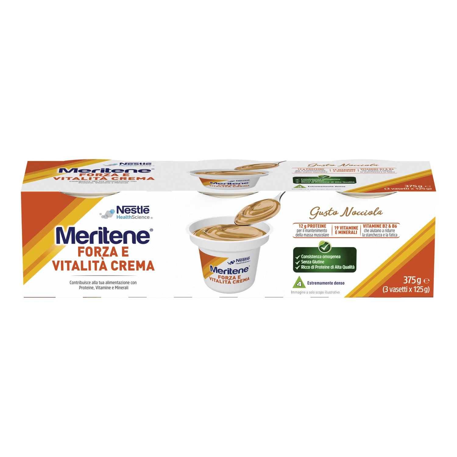 MERITENE CREMA NOCCIOLA 3X125G