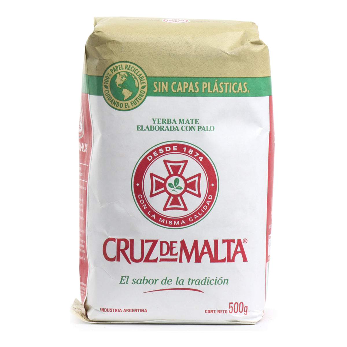 YERBA MATE CRUZ MALTA 500G  