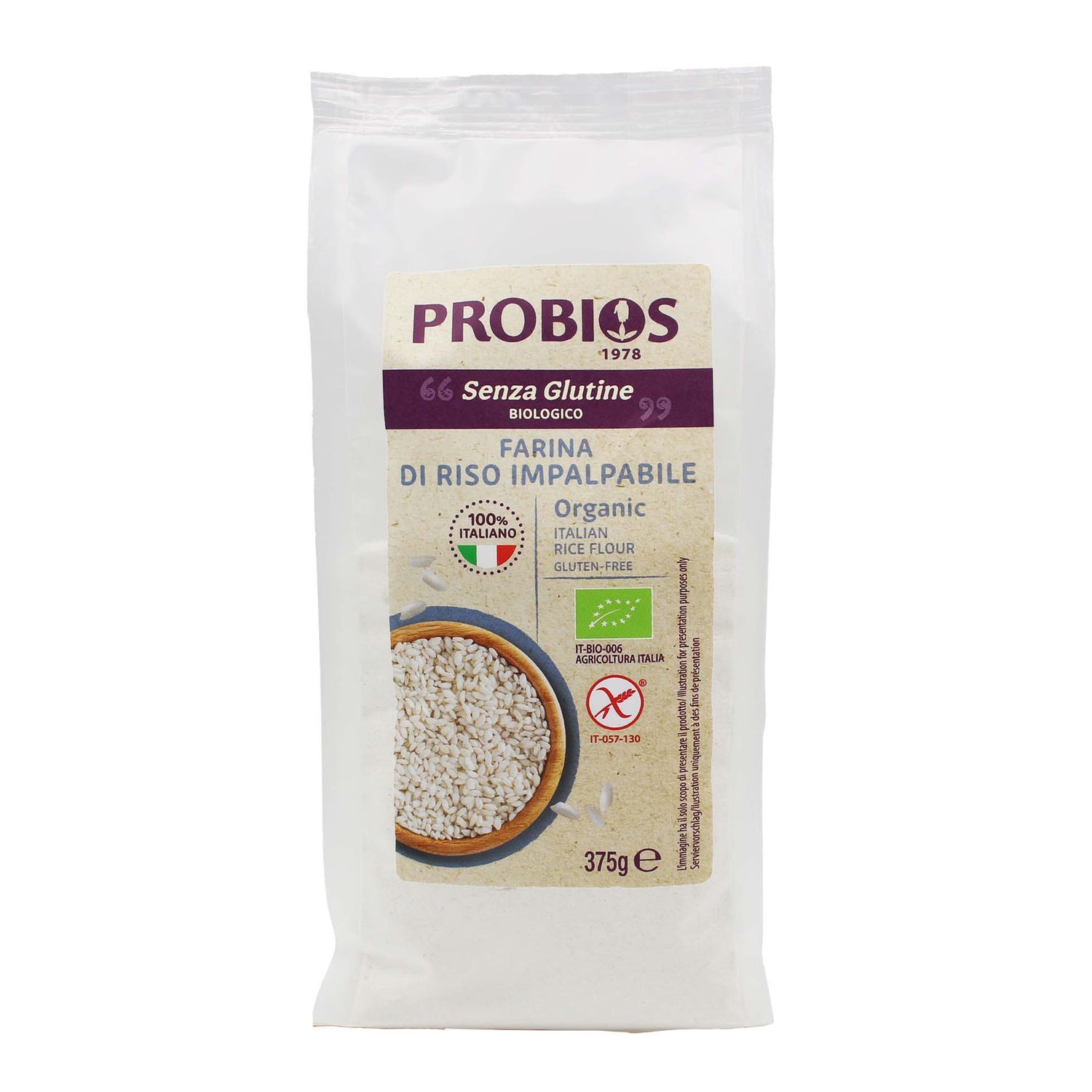 FARINA DI RISO IMPALPABILE375G