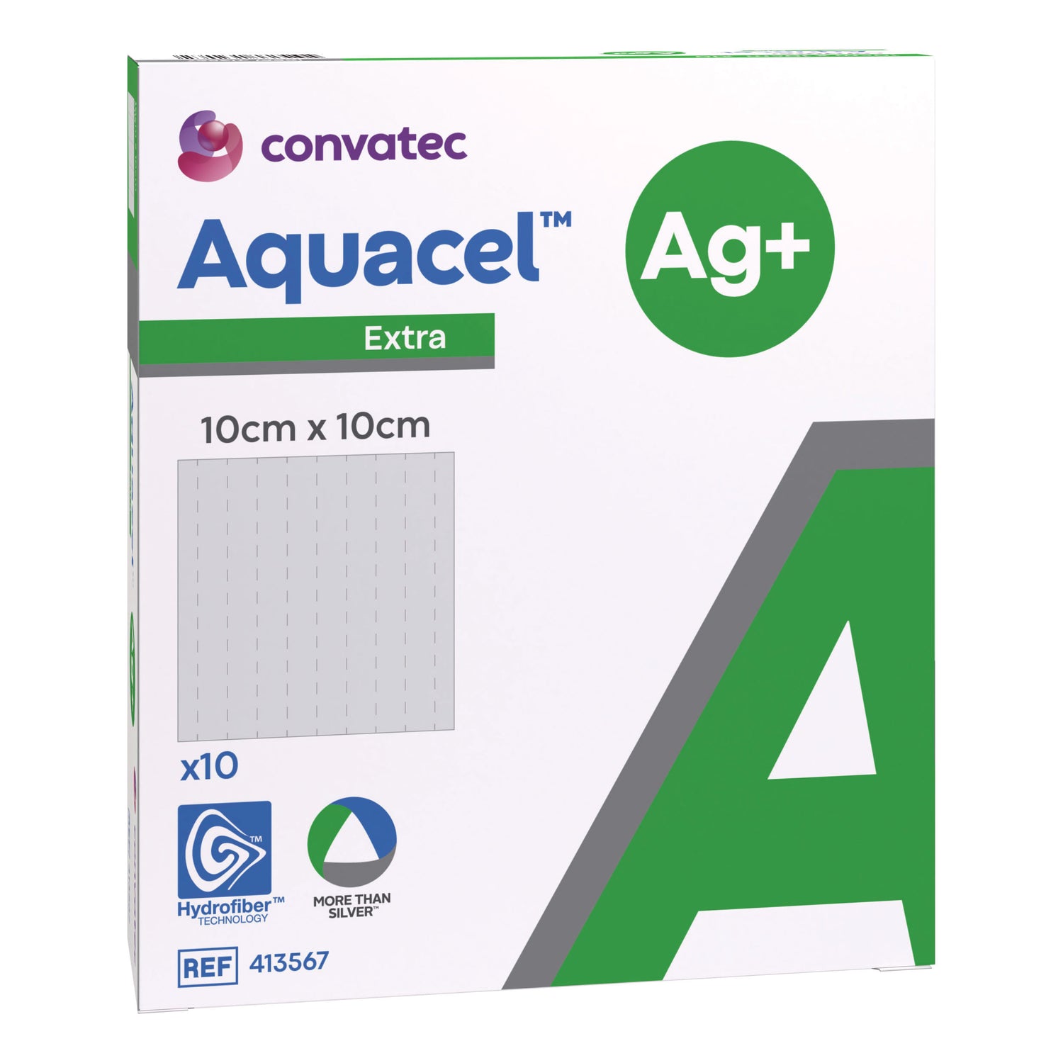 AQUACEL AG+ EXTRA 10X10CM 10P