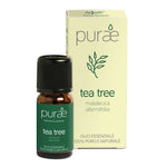 PURAE OLIO ESSENZIALE ALBERO TEA TREE MELALEUCA FOGLIE  