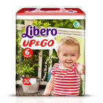 Libero Up & Go - Pannolini Bambini Taglia 6 Peso 16-26kg 20 Pezzi  