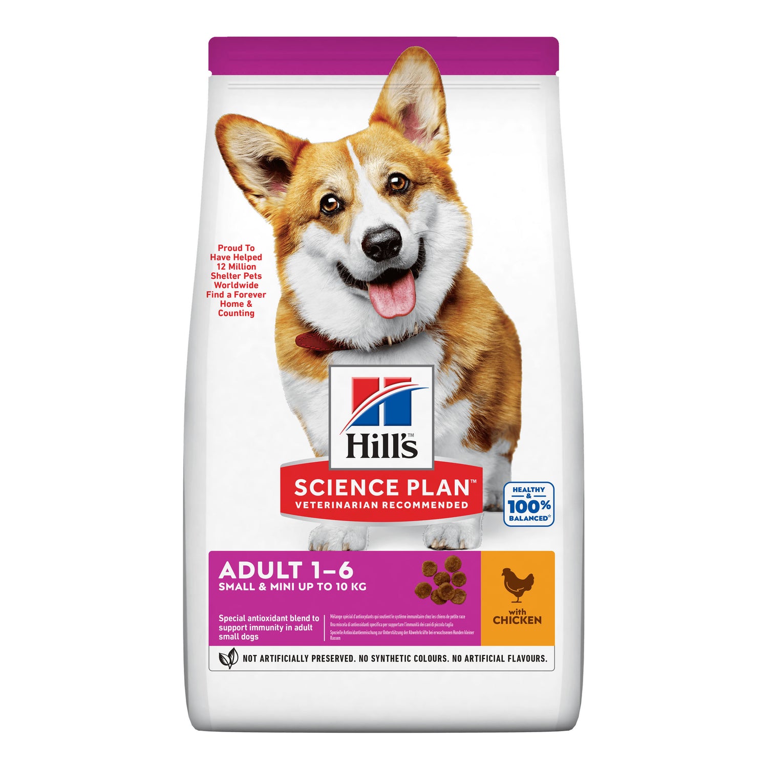 SP CANINE AD S&MN CHICKEN1,5KG