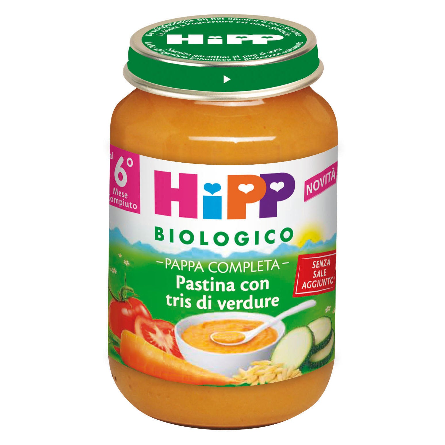 HIPP BIO PASTINA TRIS VERD190G
