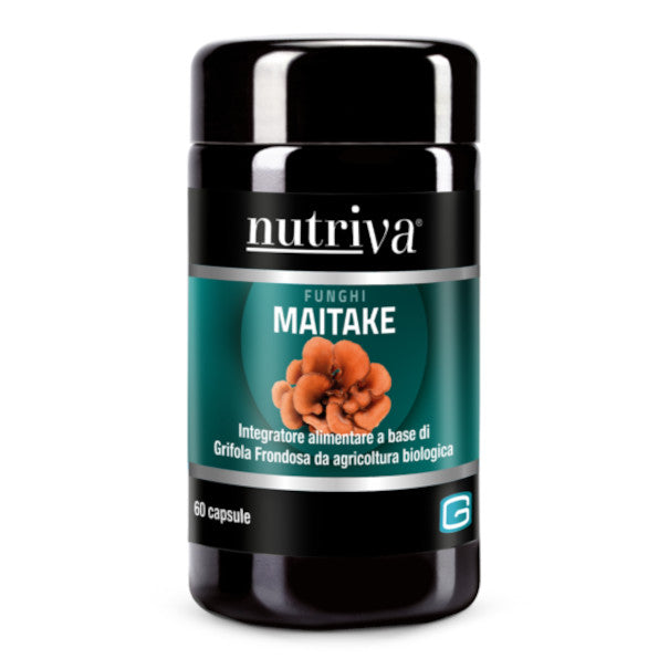 Nutriva Maitake Bio | Integratore Grifola Frondosa Difese Immunitarie | 60 Capsule  