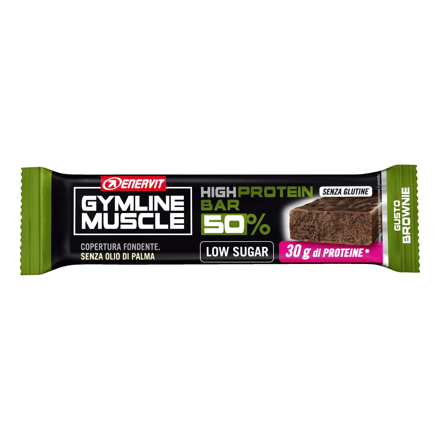 Enervit Gymline Muscle High Protein Barretta Proteica 50% Brownie 60g