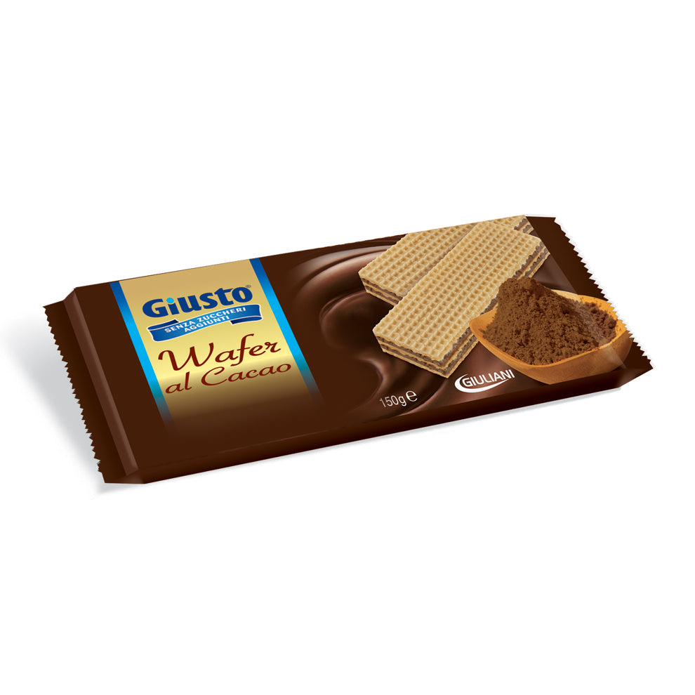 Giusto senza zucchero Wafer Snack latte vaniglia 30g
