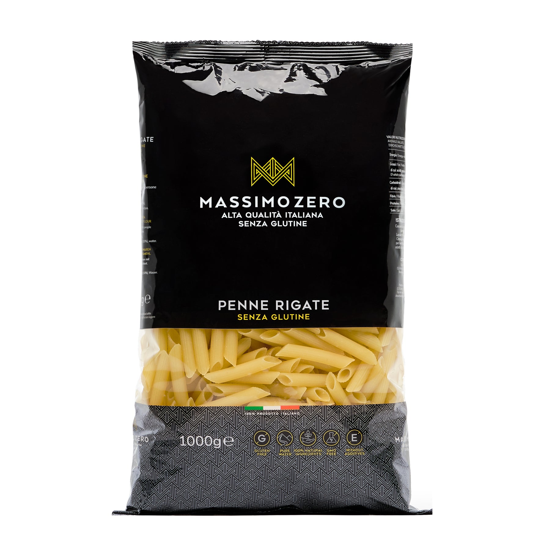 MASSIMO ZERO PENNE RIGATE 1KG
