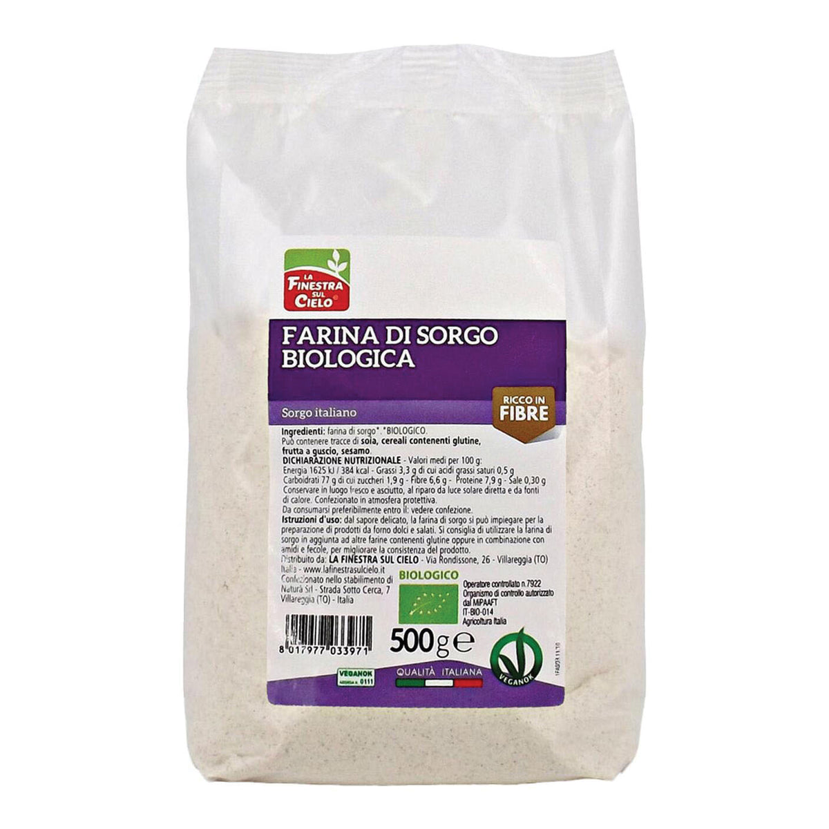 FARINA SORGO ITA BIO 500G  